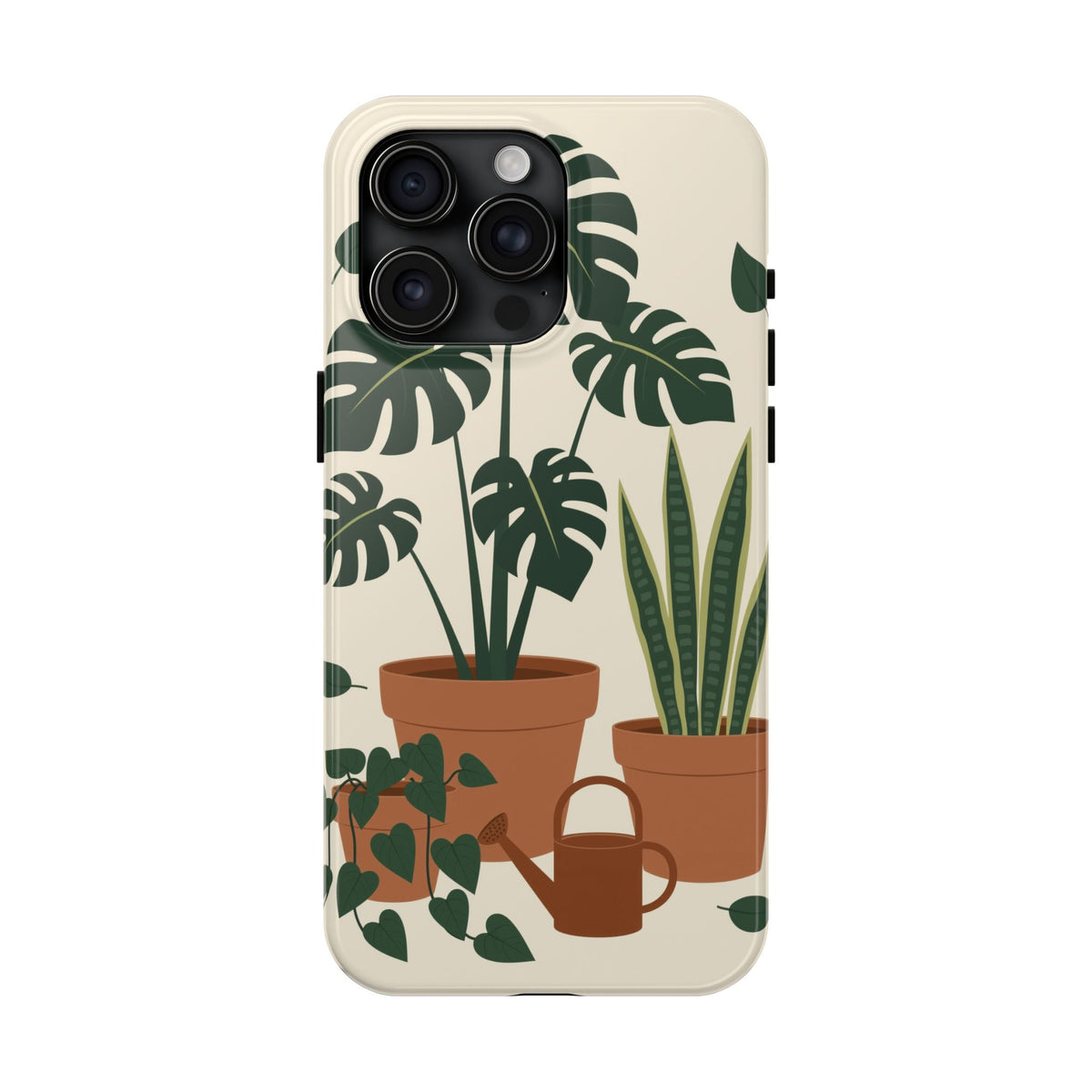 Plant Parent Phone Case - Monstera, Pothos and Snake Plant