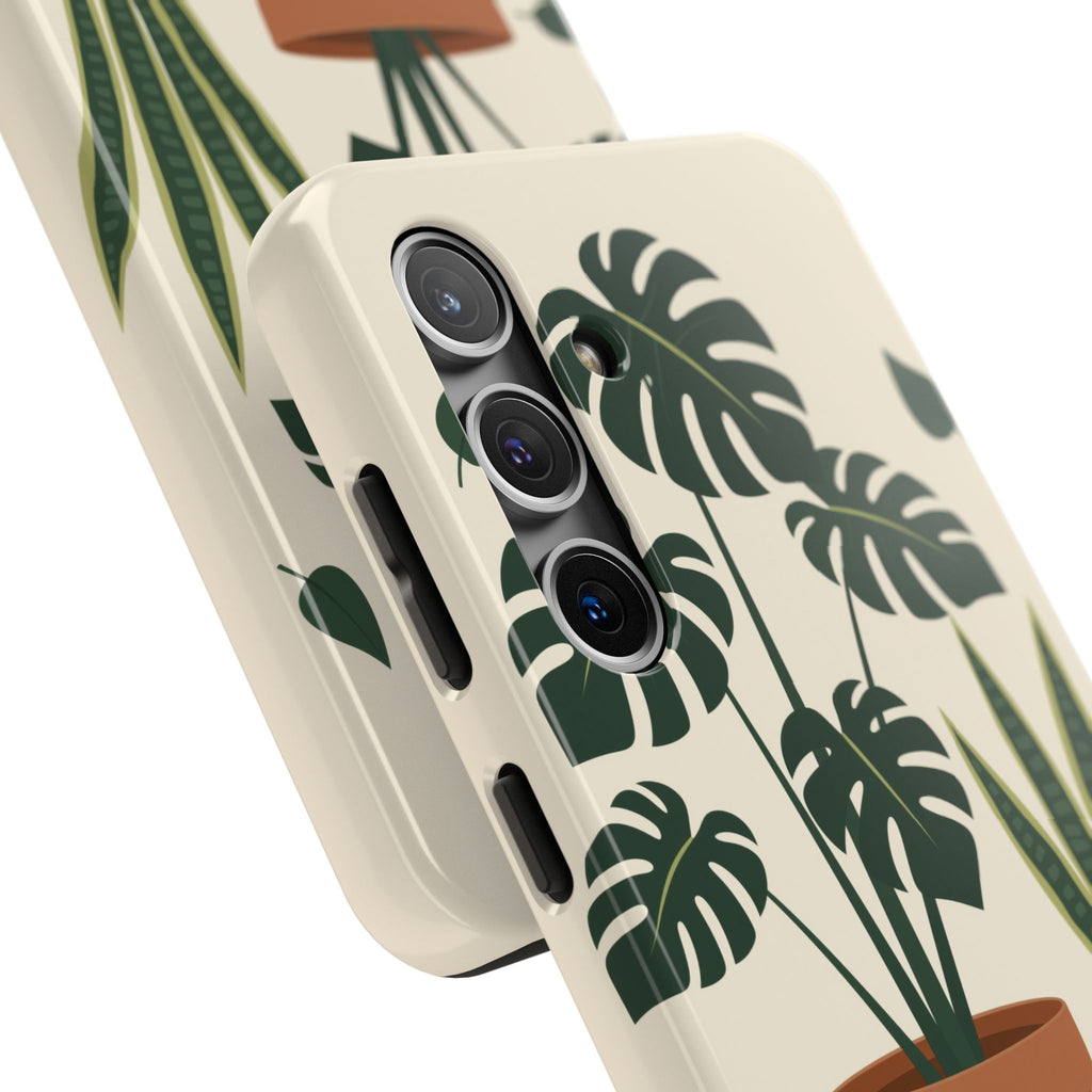 Plant Parent Phone Case - Monstera, Pothos and Snake Plant