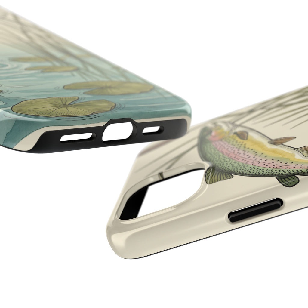 Trout Fishing Phone Case - Vintage Field Guide Fish Illustration