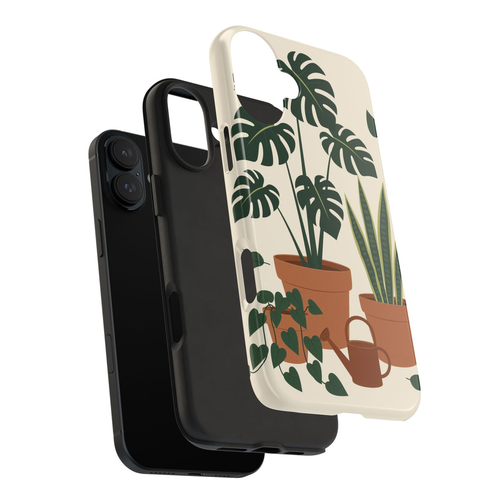 Plant Parent Phone Case - Monstera, Pothos and Snake Plant