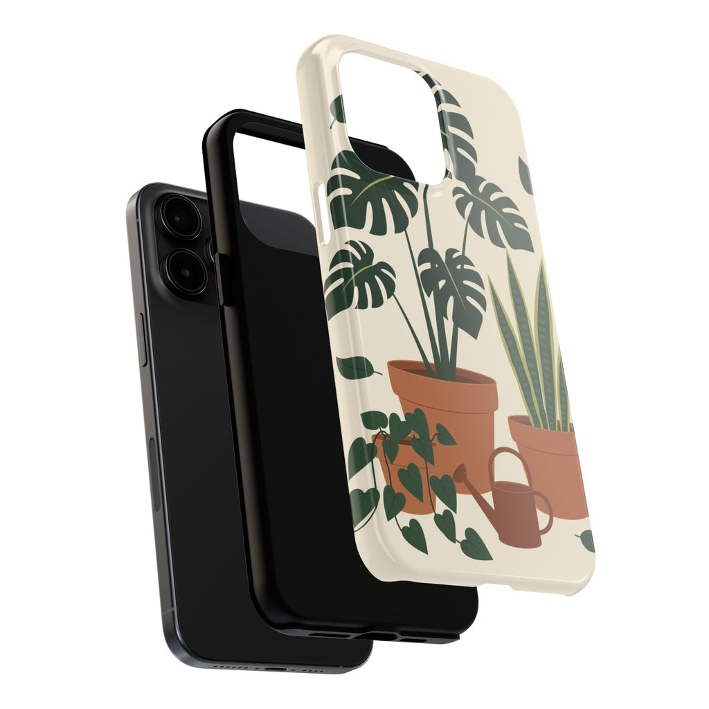 Plant Parent Phone Case - Monstera, Pothos and Snake Plant