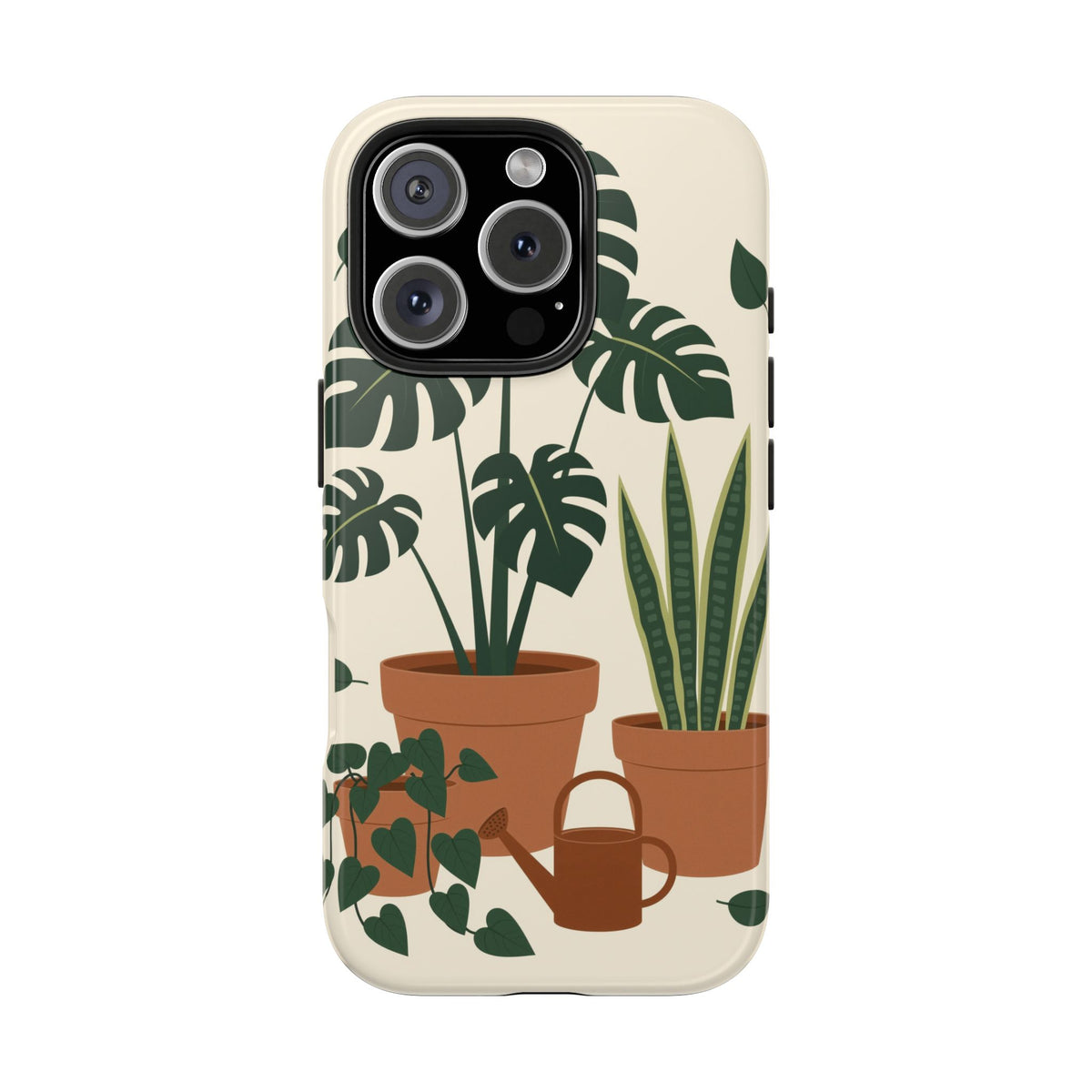 Plant Parent Phone Case - Monstera, Pothos and Snake Plant