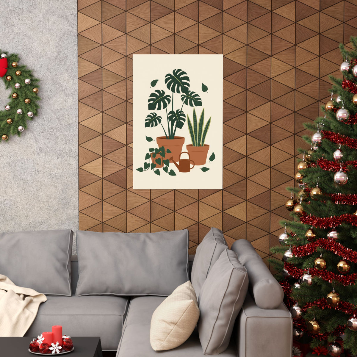 Plant Parent Poster - Monstera and Houseplants Botanical Art