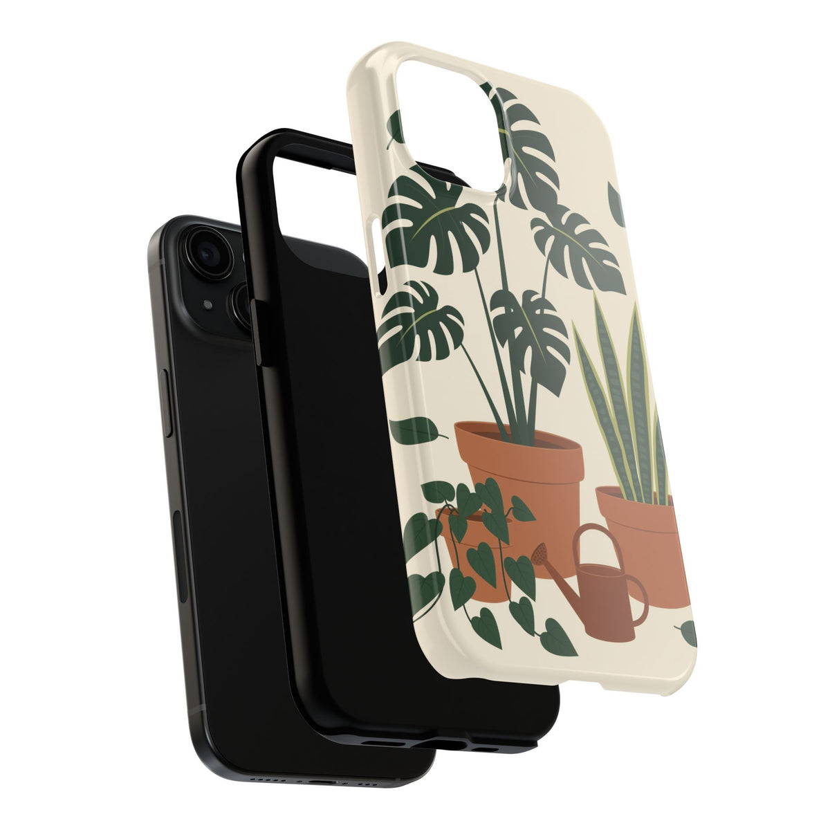 Plant Parent Phone Case - Monstera, Pothos and Snake Plant