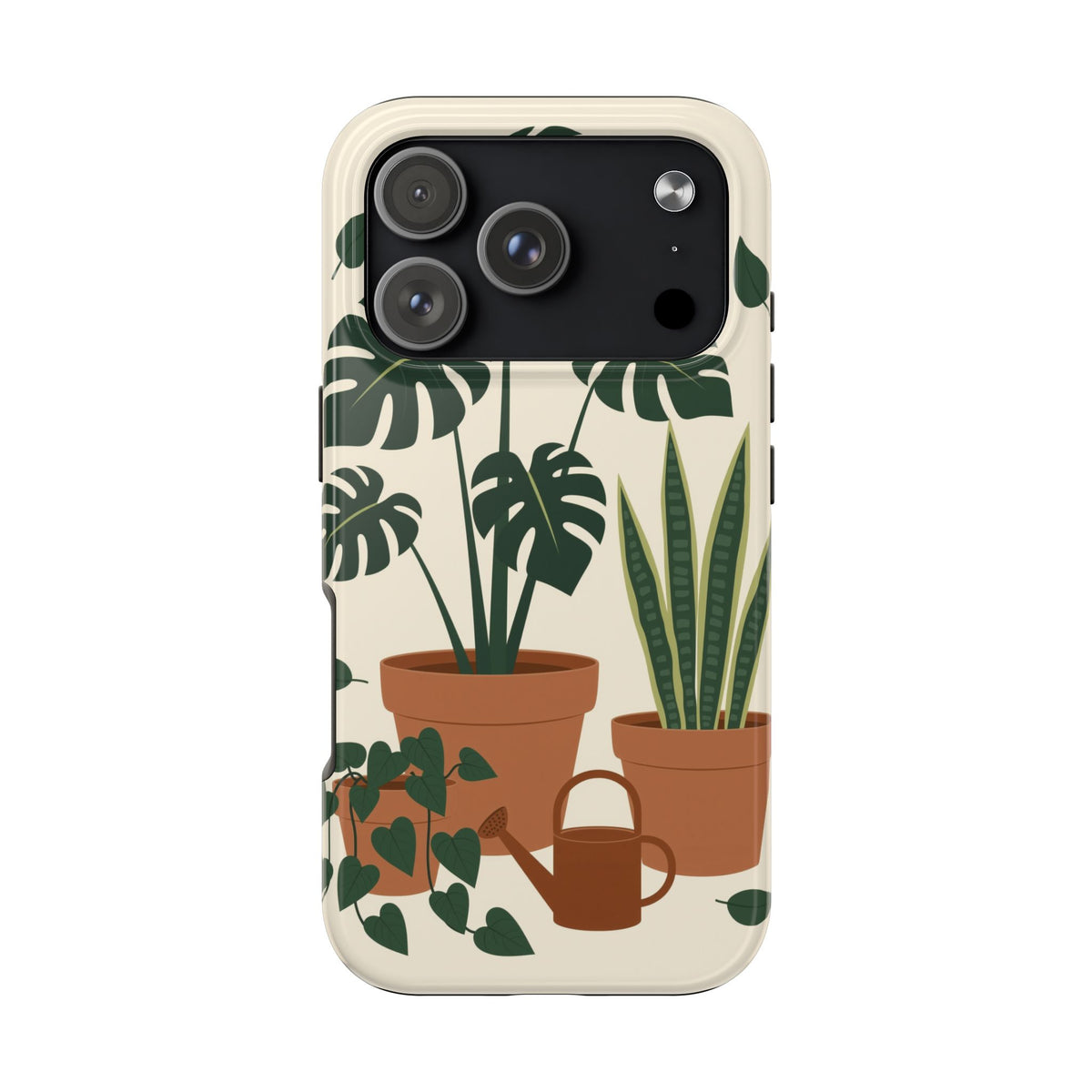 Plant Parent Phone Case - Monstera, Pothos and Snake Plant