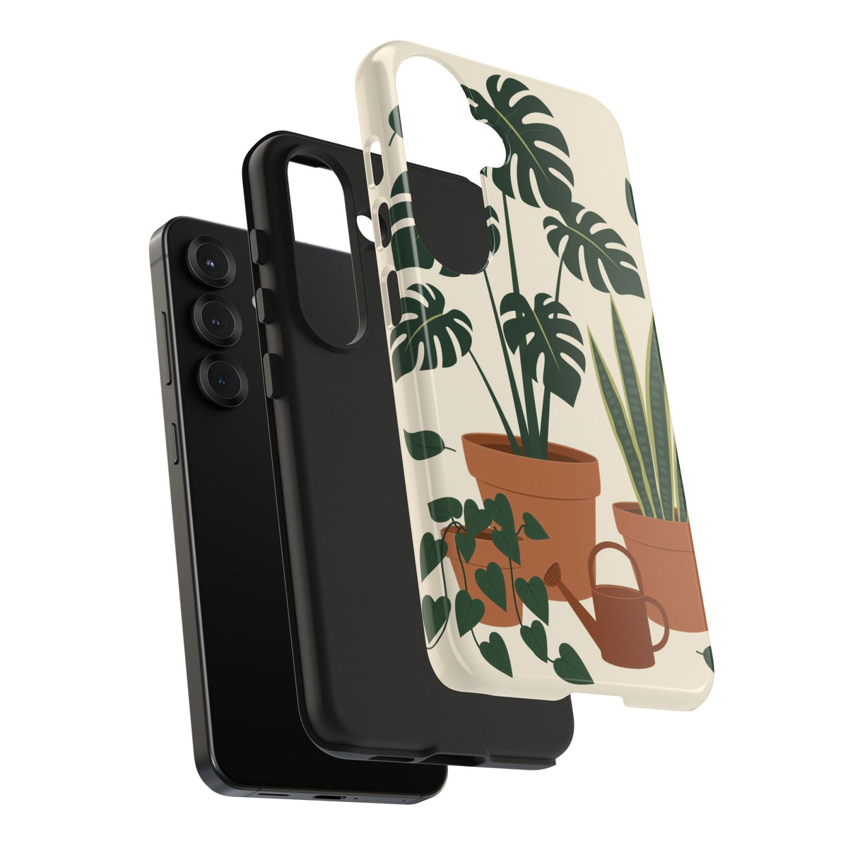Plant Parent Phone Case - Monstera, Pothos and Snake Plant