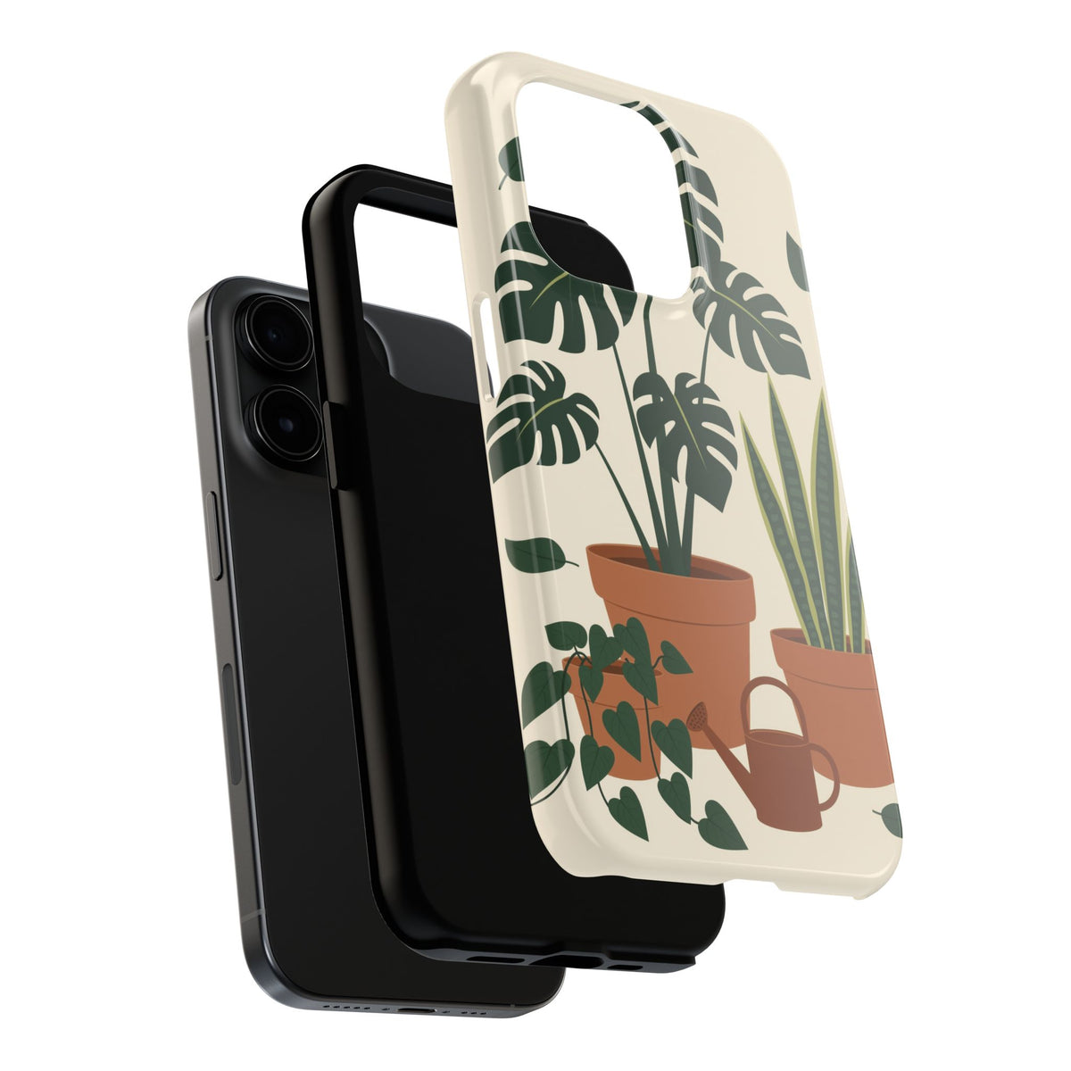 Plant Parent Phone Case - Monstera, Pothos and Snake Plant