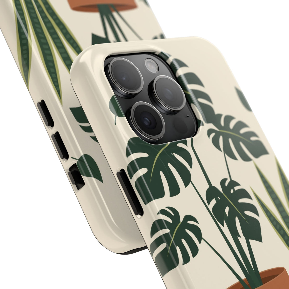 Plant Parent Phone Case - Monstera, Pothos and Snake Plant