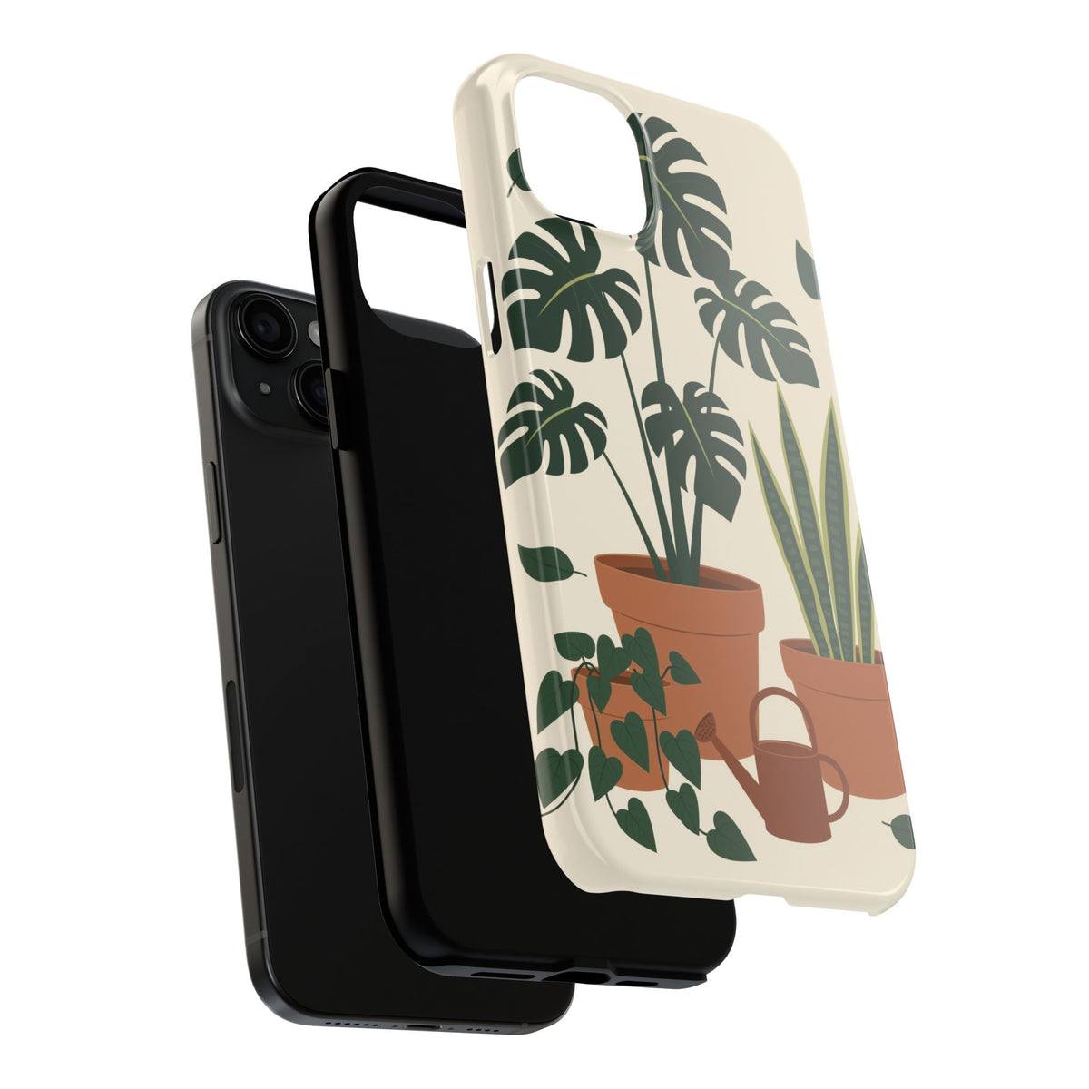 Plant Parent Phone Case - Monstera, Pothos and Snake Plant